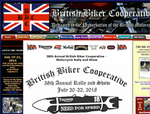 Tablet Screenshot of britishbiker.net